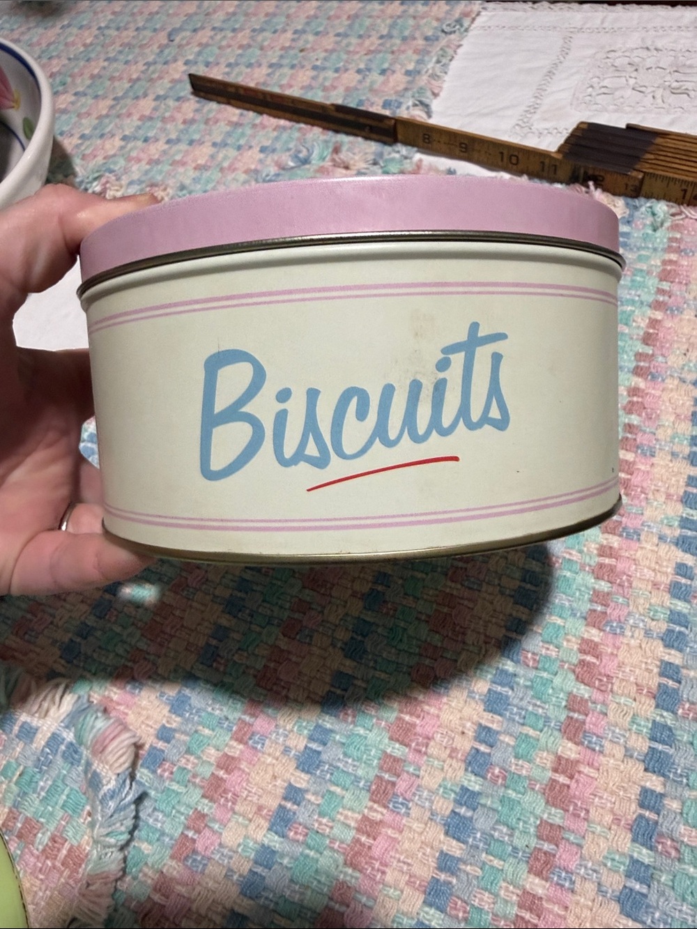 Vintage biscuits Tin canister